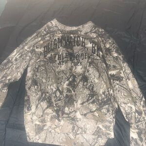Camo Print Sweatshirt